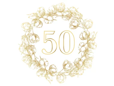 ¡Feliz 50º aniversario de boda!