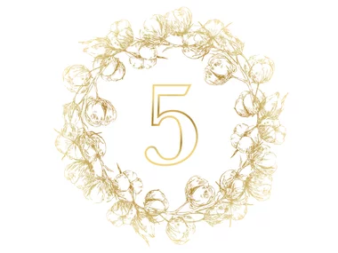 ¡Feliz 5º aniversario de boda!