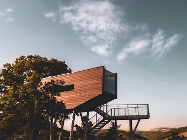 Soggiorno nella Walden House sugli alberi a Perugia