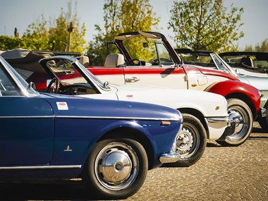 Guida in auto d'epoca sul Lago di Garda: Fiat 500L o Mini Cooper