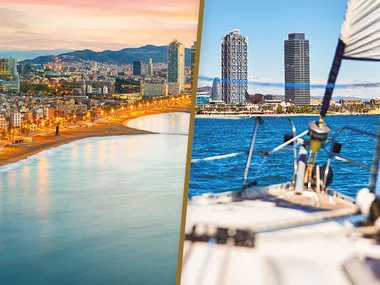 Séjour de 2 jours à Barcelone avec croisière en catamaran au coucher du soleil