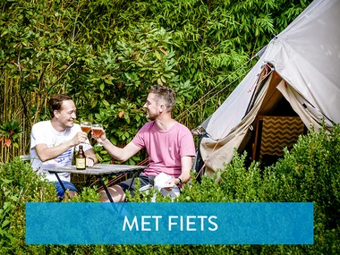 2 dagen in een tipi in de Druivenstreek inclusief kickbiketocht