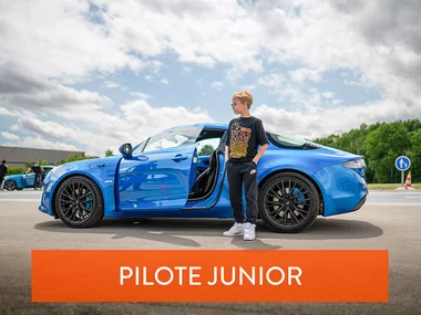 Stage de pilotage enfant : 4 tours de circuit en Lamborghini Gallardo et en Alpine A110 S