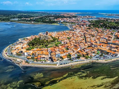 Vol en hélicoptère de 20 min près du village de Gruissan