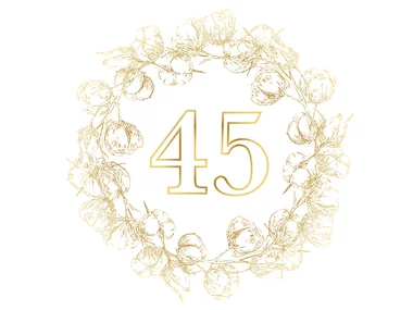 Saffieren jubileum: 45 jaar getrouwd!