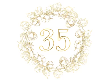 Koralen jubileum: 35 jaar getrouwd!