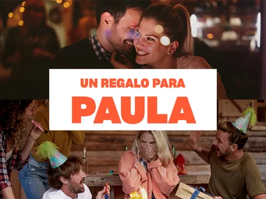 Caja regalo personalizada para Paula