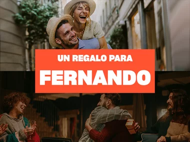 Caja regalo personalizada para Fernando