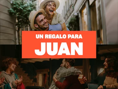 Caja regalo personalizada para Juan