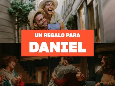 Caja regalo personalizada para Daniel