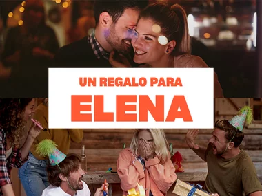 Caja regalo personalizada para Elena