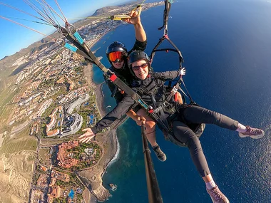 Parapente en Tenerife: 1 vuelo de larga duración para 1 persona