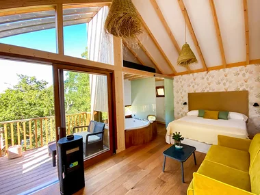 Cabanas de Udra, Rías Baixas: 1 noche en cabaña con desayuno