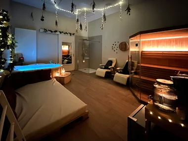 Privéspamoment met sauna nabij Brussel