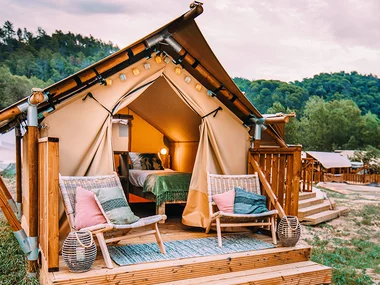 Escapada a cabañas en Can Bora Lodges en Girona