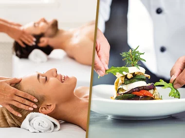 Ontspannende massage en vorstelijk diner in België