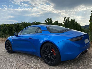 35 km su strada alla guida di una Alpine A110 S in Alsazia