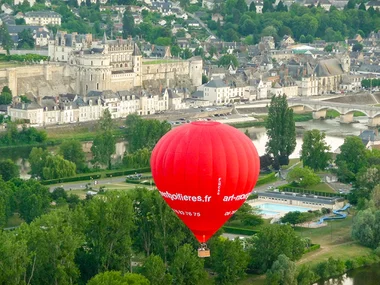 Vol en montgolfière au-dessus du château d'Amboise