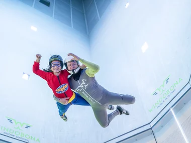2 vuelos en túnel de viento con WINDOBONA para 1 niño en Madrid