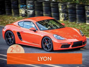 Stage de pilotage en Porsche 718 Cayman S sur le circuit de Saint-Laurent-de-Mure