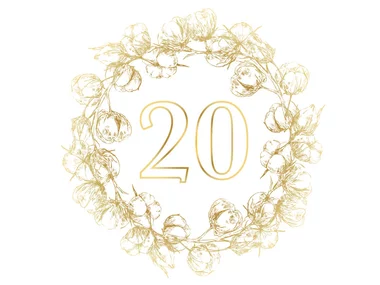 Felice 20º anniversario di matrimonio!