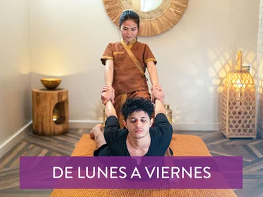 Masaje y tratamiento de spa a elegir