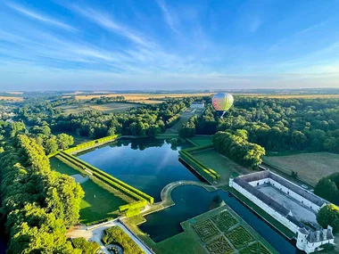 Vol en montgolfière au-dessus du parc du Vexin en semaine