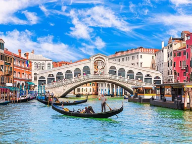 Pausa romantica nel centro storico di Venezia