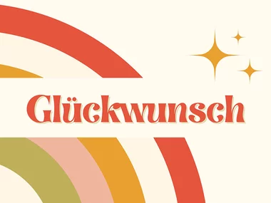 Herzlichen Glückwunsch!