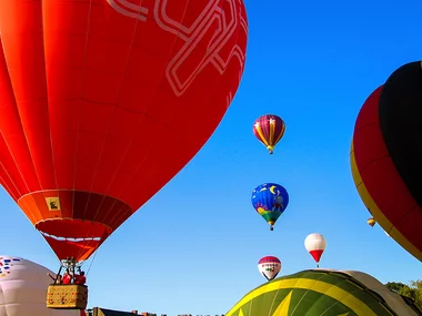 Ballonvaart over de Maas