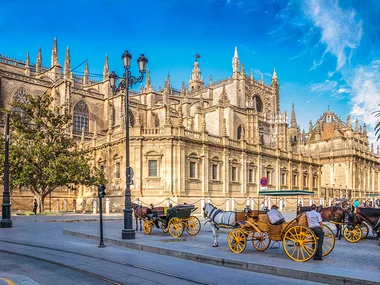 Sevilla y su color especial: 1 visita guiada a la catedral y al Real Alcázar