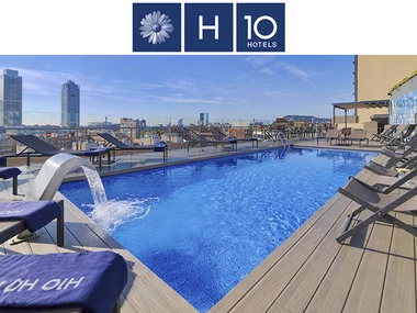 H10 Marina Barcelona 4 estrellas: 1 noche con desayuno