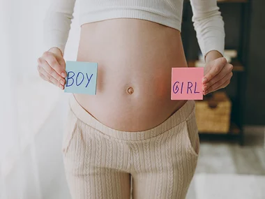 Carte cadeau Gender Reveal