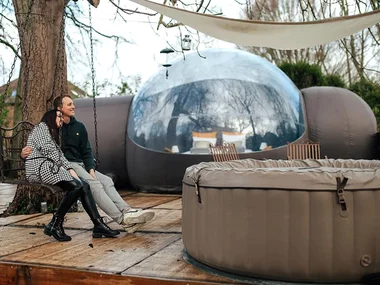 Verblijf met privébubbelbad nabij Waver