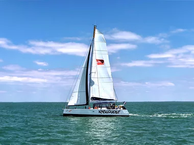 Balade en bateau au large de La Rochelle