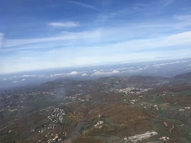Volo panoramico in ULM sull'Emilia Romagna