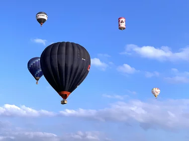 Ballonvaart met bubbels