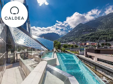 Caldea en Andorra: acceso classic de 2h con menú para 2