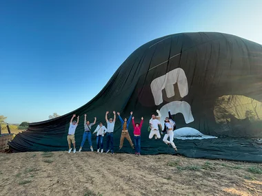 Vuelo en globo por el Empordà con reportaje de vídeo y foto