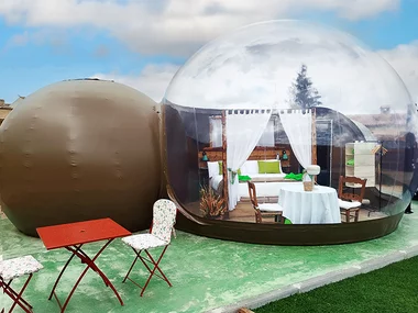 Cosmoveros Bubble Experience: 1 noche en burbuja con desayuno para 2