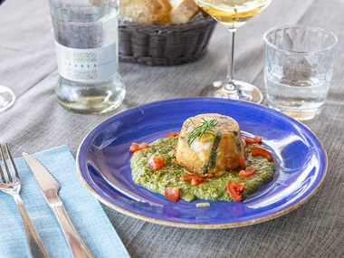 Menù Degustazione con vino presso il Ristorante Osteria Gallo Nero in Piemonte