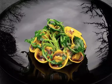 Raffinato menù Degustazione di 5 portate nella famosa Osteria della Brughiera vicino a Bergamo