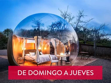 Horizonte Bubble Rooms, Huelva: 1 noche, desayuno y cena bajo las estrellas