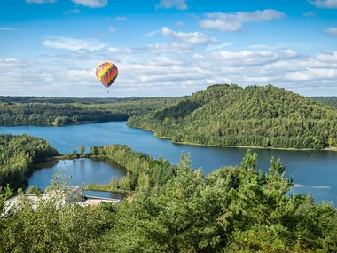 Ballonvaart over de Kempen met champagne
