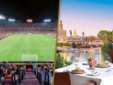¡Pasión futbolera!: 1 entrada al Estadio Ramón Sánchez-Pizjuán y 1 experiencia gastronómica