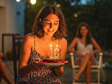 Feliz cumpleaños: 18 años