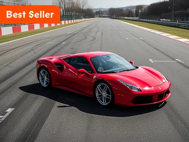 Guida in pista su una Ferrari
