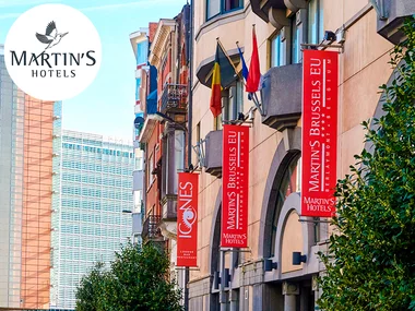 2 dagen in het moderne 4-sterrenhotel Martin's Brussels EU