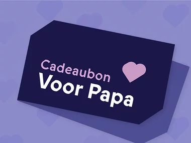 Cadeaukaart voor papa