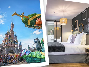 Disneyland® Paris: 2 Peak-tickets voor 2 volwassenen (1 park naar keuze) en 1 nacht hotel in Parijs